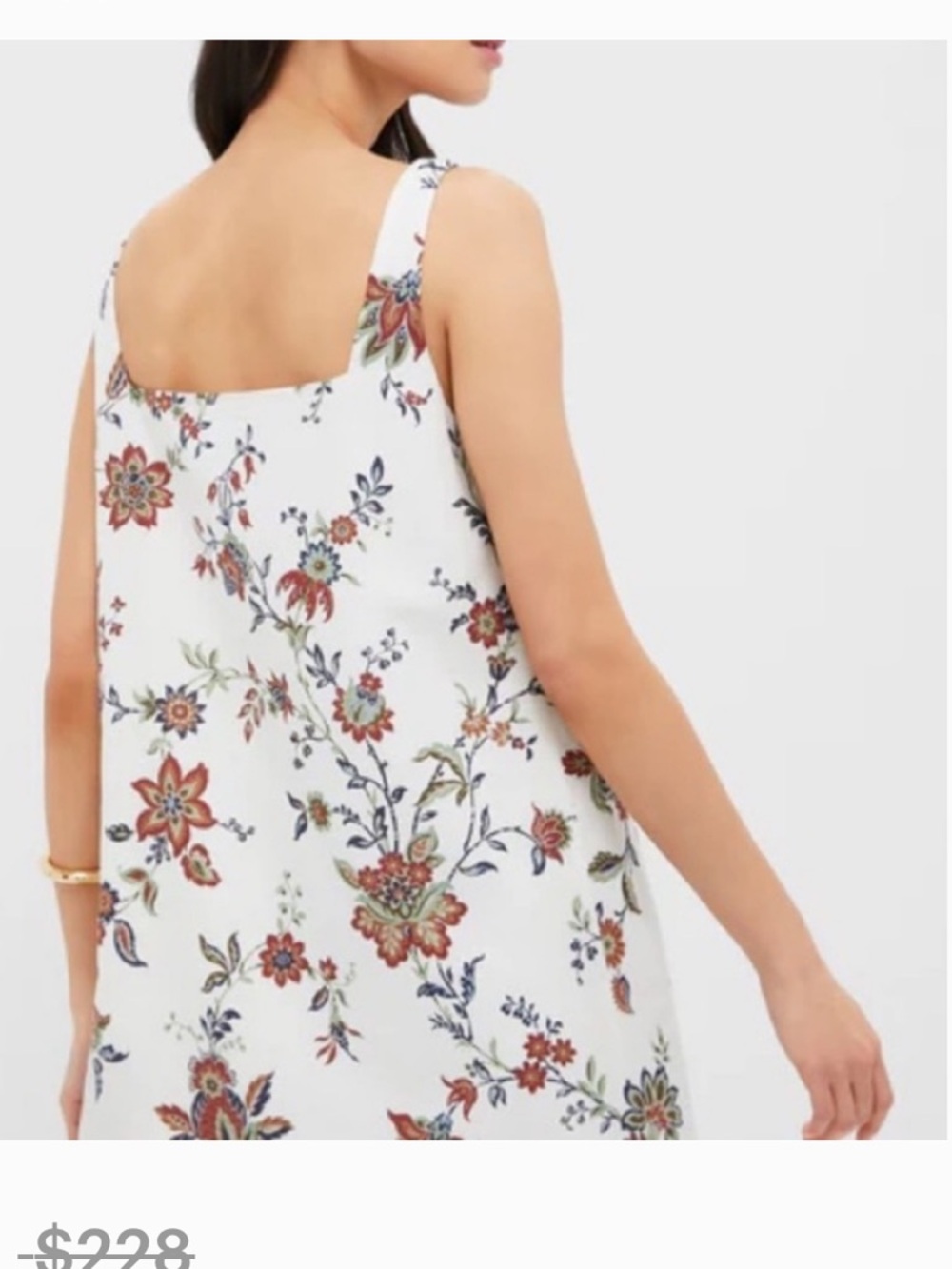 Tuckernuck x Studio McGee Cassie Dress Terracotta Chintz Linen Blend Large - Picture 3 of 9